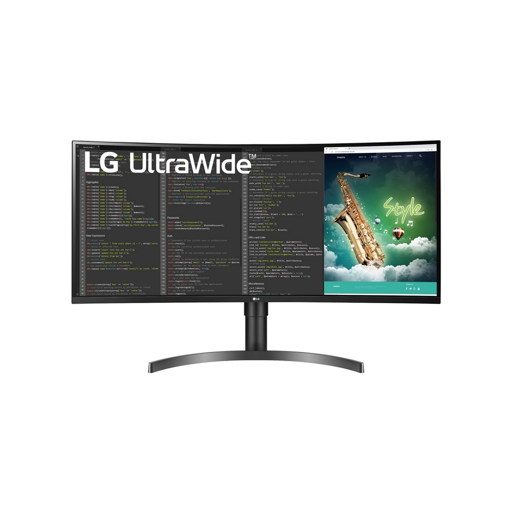 LG 35" 35WN75CP-B 3440x1440 VA 100Hz FreeSync sRGB99 HDR10 Curved LED Backlit Ultrawide Gaming Monito