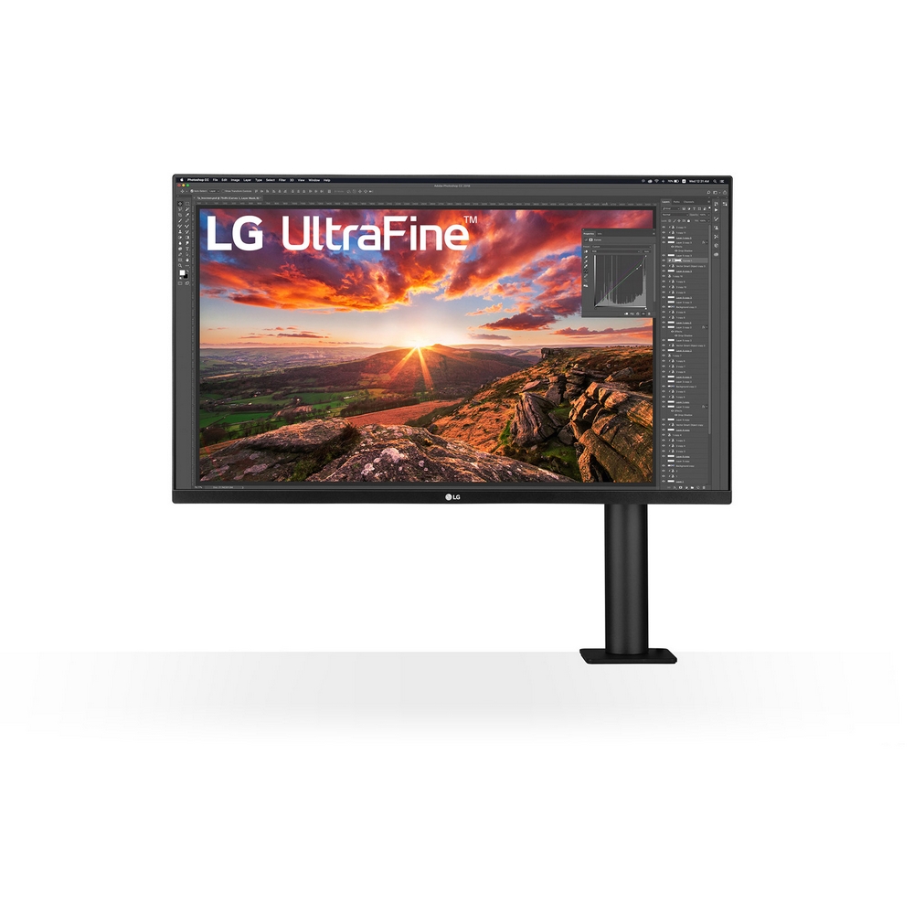 LG - LG 32" 32UN880-B 3840x2160 UHD 4K IPS 60Hz FreeSync Ergo-Stand Widescreen LED Backlit Gaming Monitor
