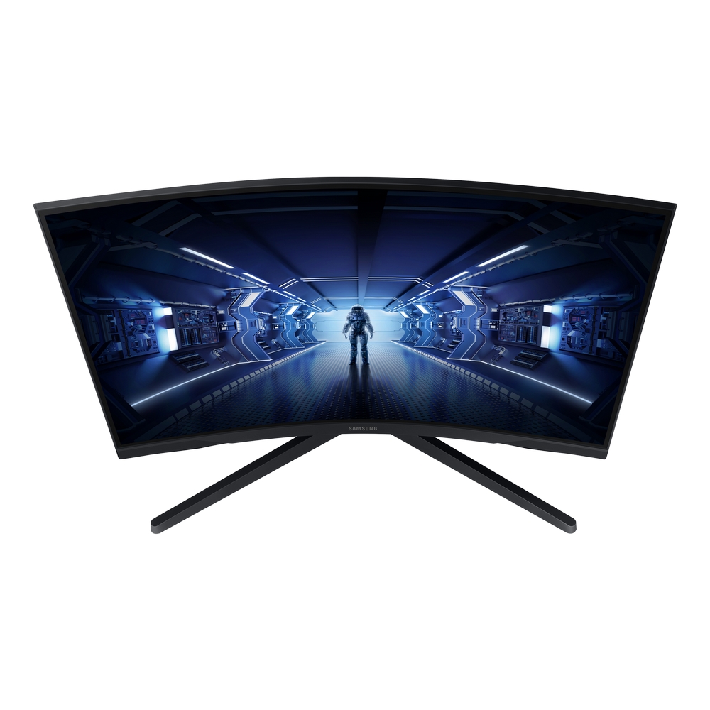 Samsung - Samsung 27" Odyssey G5 LC27G55TQBUXXU 2560x1440 VA 144Hz 1ms FreeSync Curved Gaming Monitor