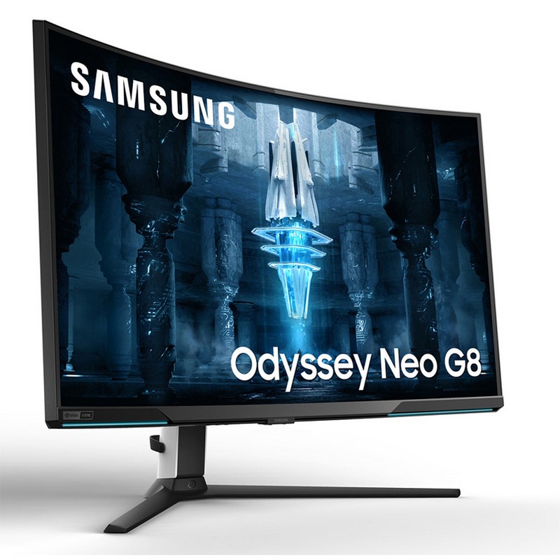 Samsung 32" Odyssey G8 LS32BG850NPXXU 3840x2160 VA 240Hz 1ms FreeSync/G-Sync HDR Curved Gaming Monitor