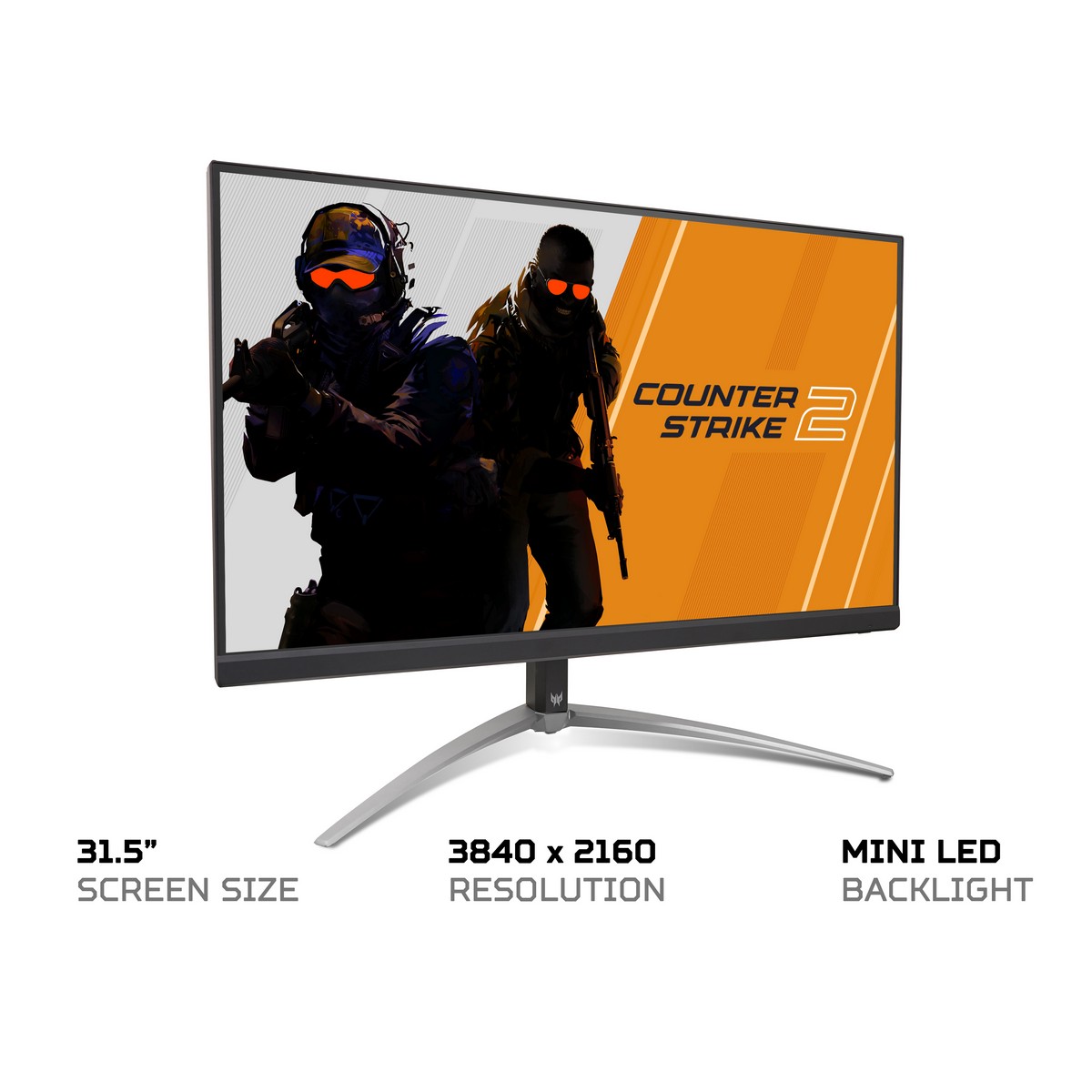 Acer - Acer 32" Predator X32QFSbmiiphuzx 3840x2160 IPS 144Hz 0.5ms FreeSync Widescreen