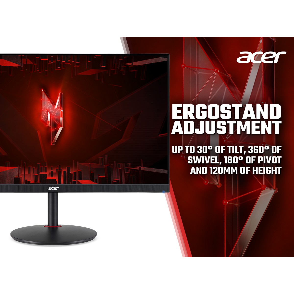 Acer - Acer 24" Nitro XV242Fbmiiprx 1920x1080 TN 540Hz 0.5ms FreeSync Widescreen Gamin