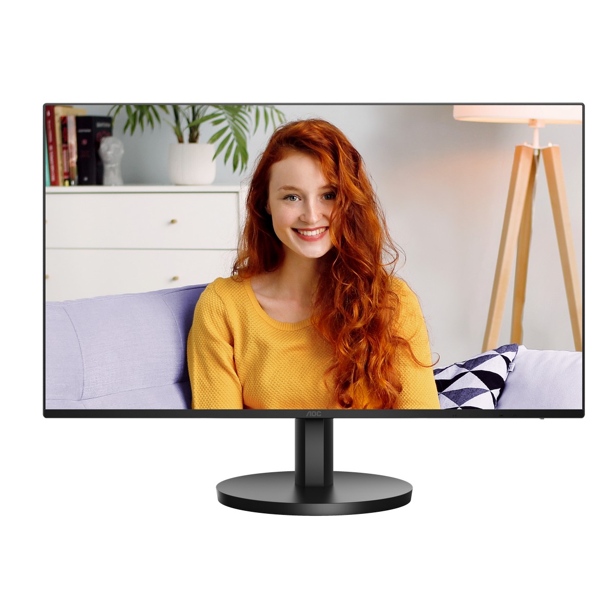 AOC - AOC 24B3HA2 24" 1920x1080 VA 100Hz 1m Widescreen LED Multimedia Monitor - Black