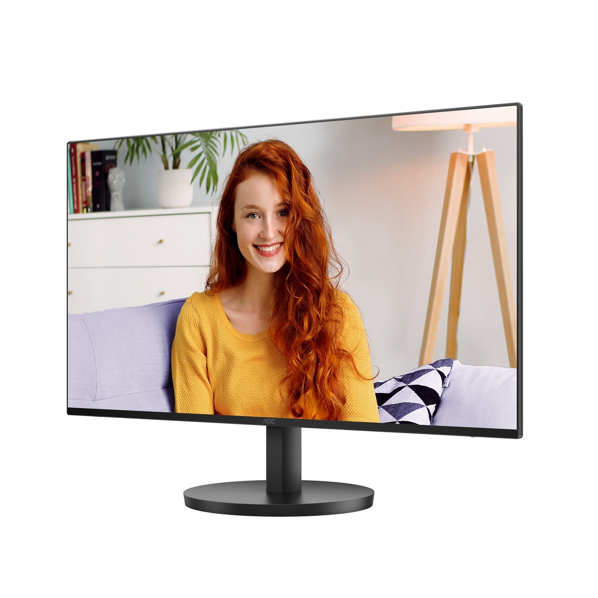 AOC - AOC 24B3HA2 24" 1920x1080 VA 100Hz 1m Widescreen LED Multimedia Monitor - Black