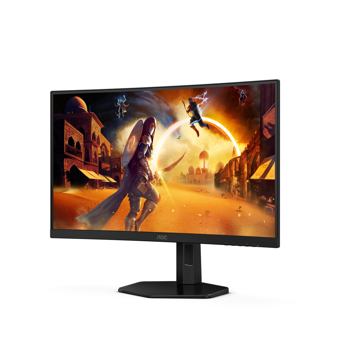 AOC - AOC 27" CQ27G4X 2560x1440 VA 180Hz 1ms A-Sync Curved Widescrteen Gaming Monitor