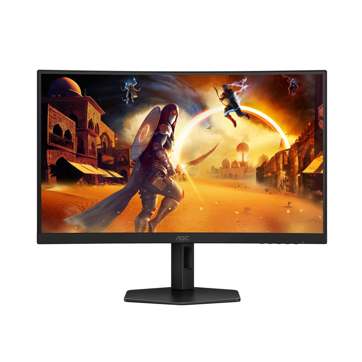 AOC - AOC 27" CQ27G4X 2560x1440 VA 180Hz 1ms A-Sync Curved Widescrteen Gaming Monitor