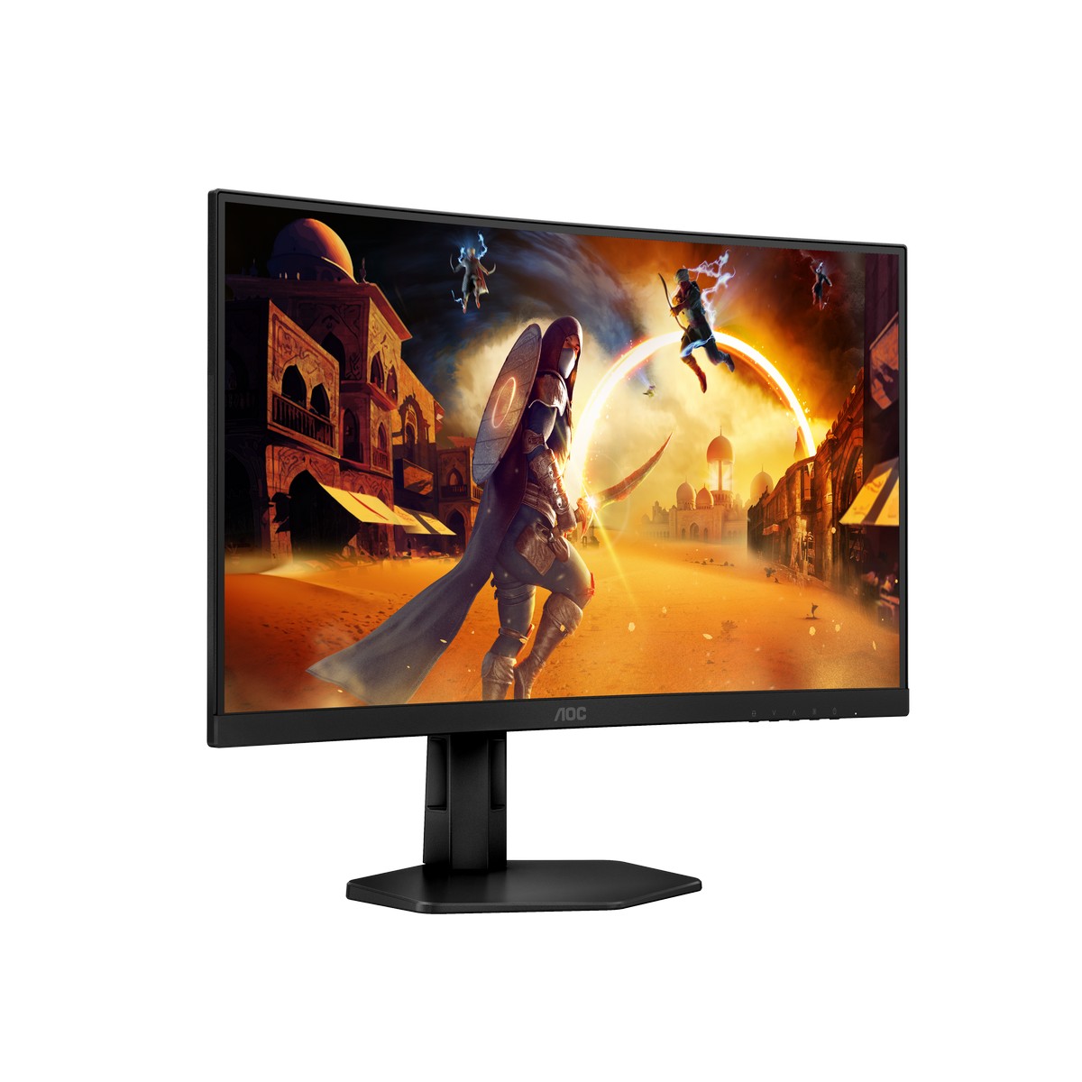 AOC - AOC 27" CQ27G4X 2560x1440 VA 180Hz 1ms A-Sync Curved Widescrteen Gaming Monitor