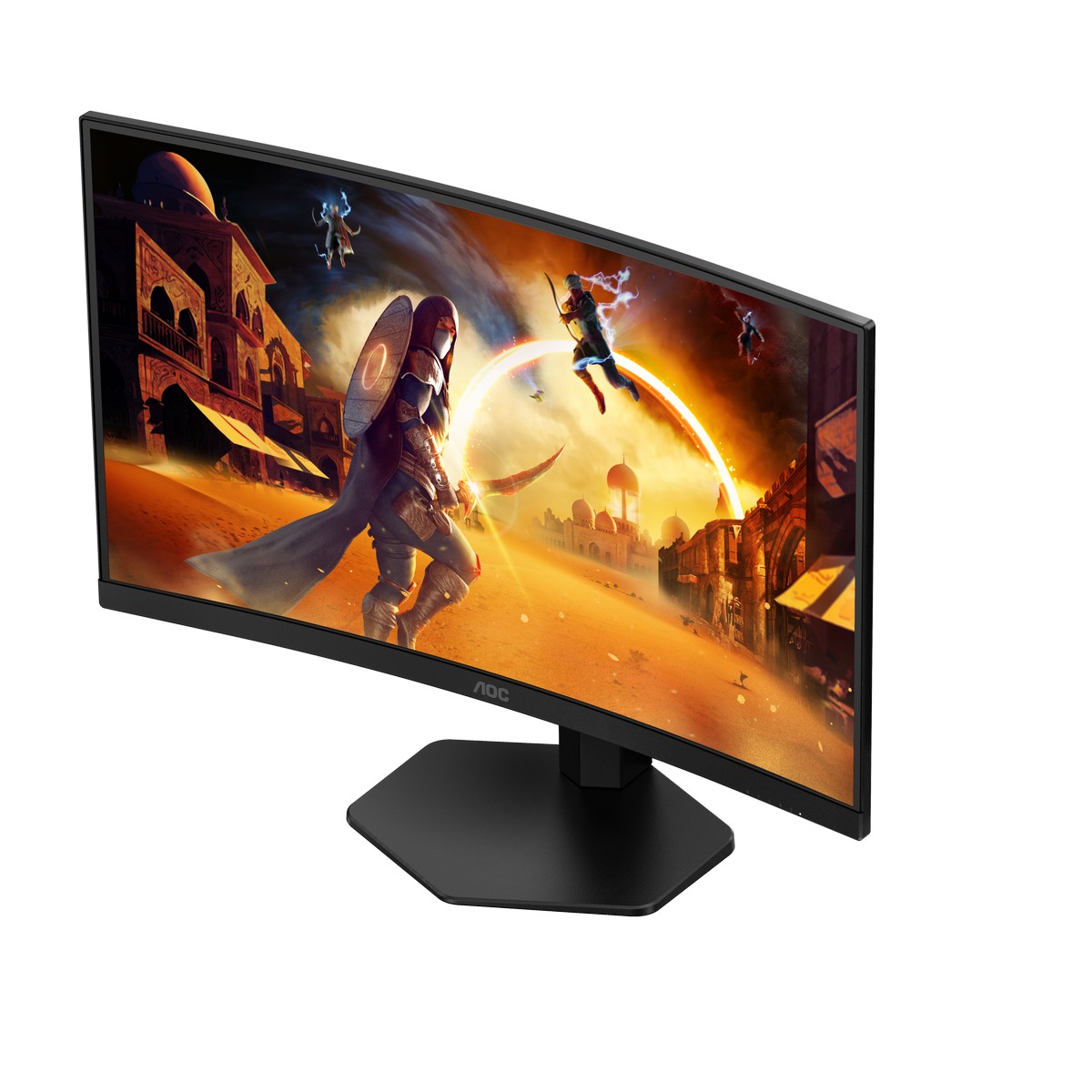 AOC - AOC 27" CQ27G4X 2560x1440 VA 180Hz 1ms A-Sync Curved Widescrteen Gaming Monitor