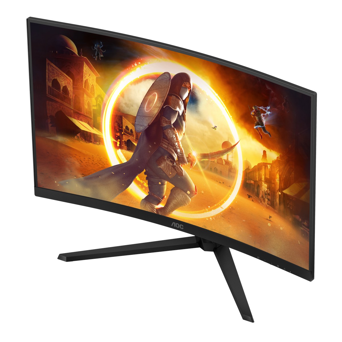 AOC - AOC 32" CQ32G4VE 2560x1440 VA 180Hz 1ms A-Sync Curved Gaming Monitor