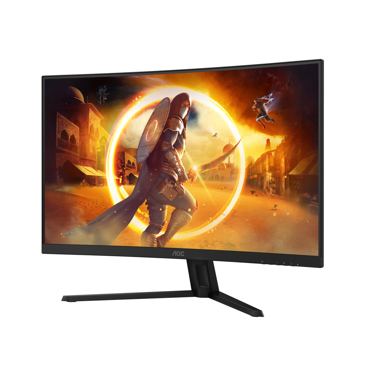 AOC - AOC 32" CQ32G4VE 2560x1440 VA 180Hz 1ms A-Sync Curved Gaming Monitor