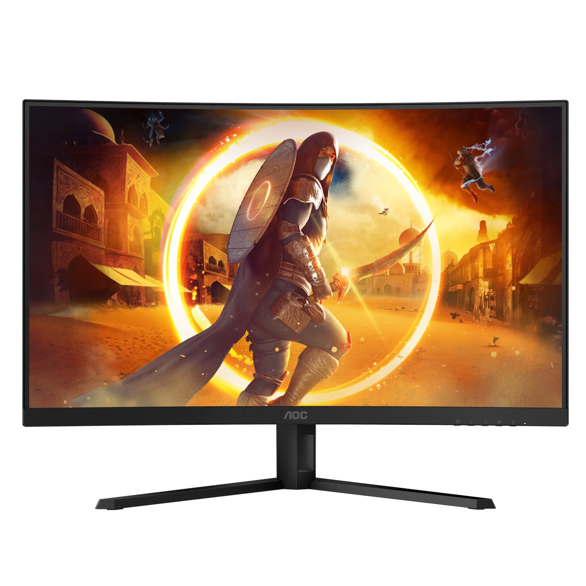 AOC - AOC 32" CQ32G4VE 2560x1440 VA 180Hz 1ms A-Sync Curved Gaming Monitor