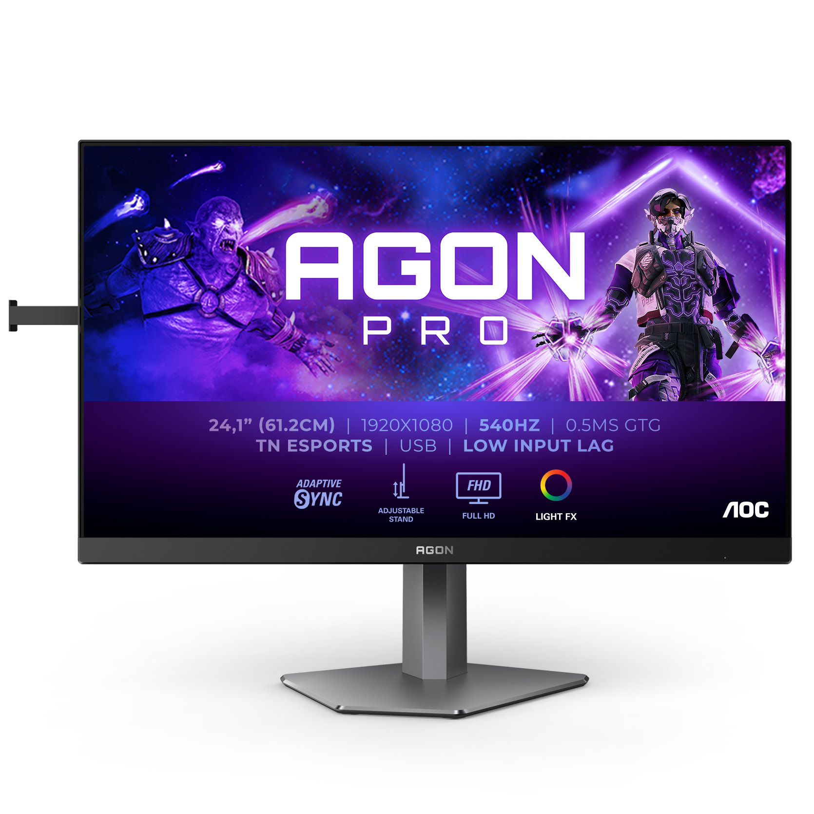 AOC Agon 24" AG246FK 1920x1080 TN 540Hz 0.5ms A-Sync Widescreen Gaming Monitor