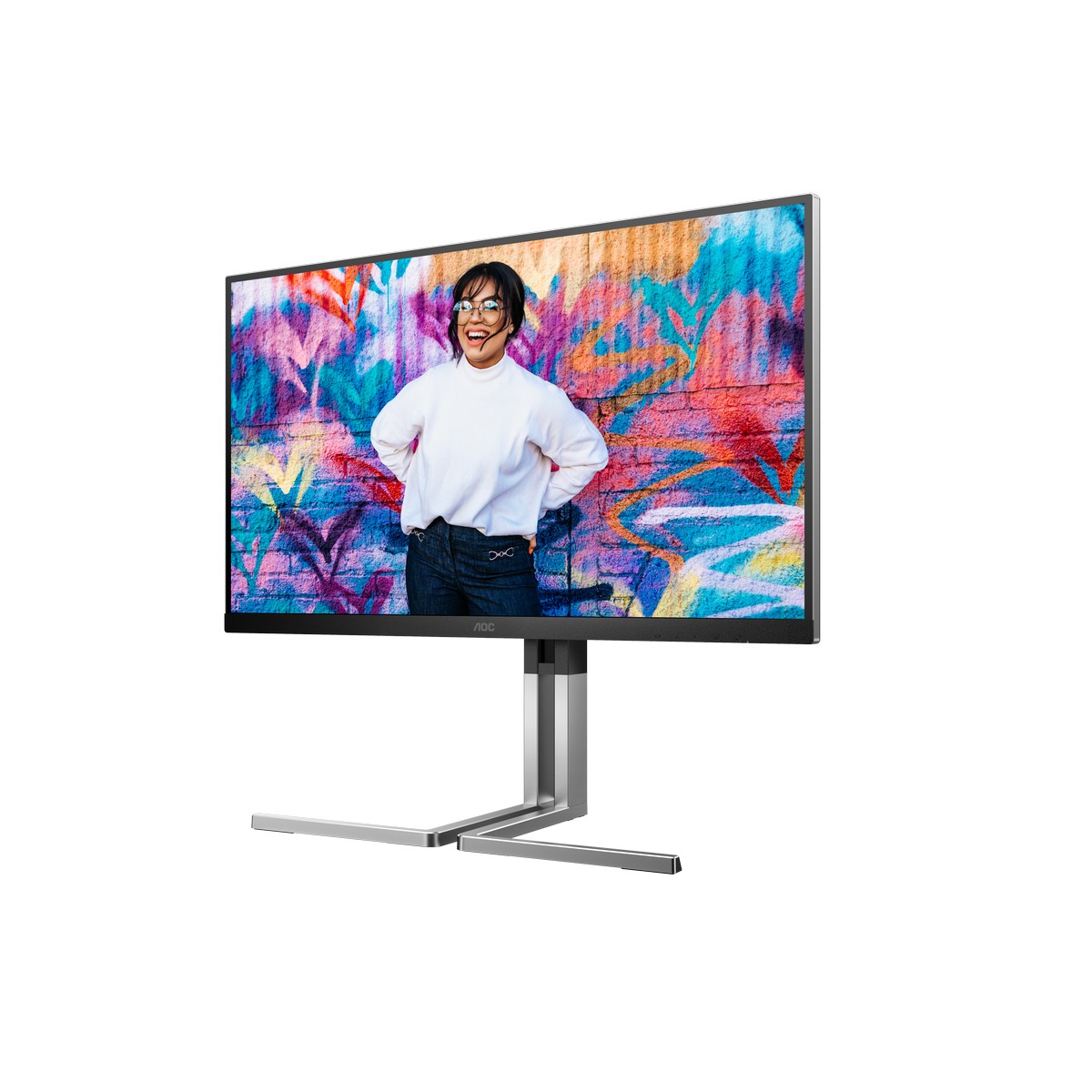 AOC - AOC 27" Q27U3CV IPS-QD 2560x1440 IPS 75Hz USB-C Widescreen Gaming Monitor