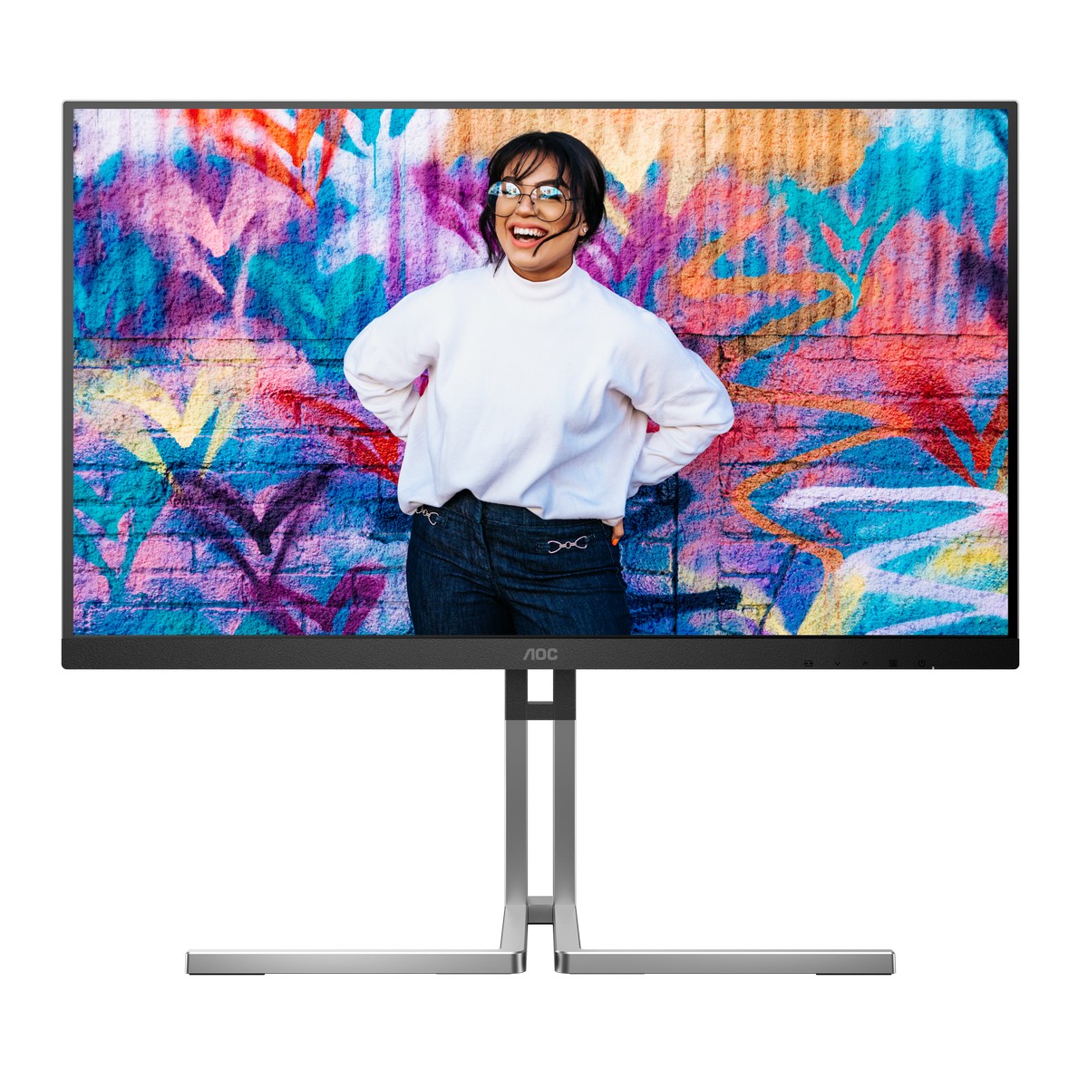 AOC 27" U27U3CV 3840x2160 Nano IPS 75Hz USB-C Widescreen Gaming Monitor