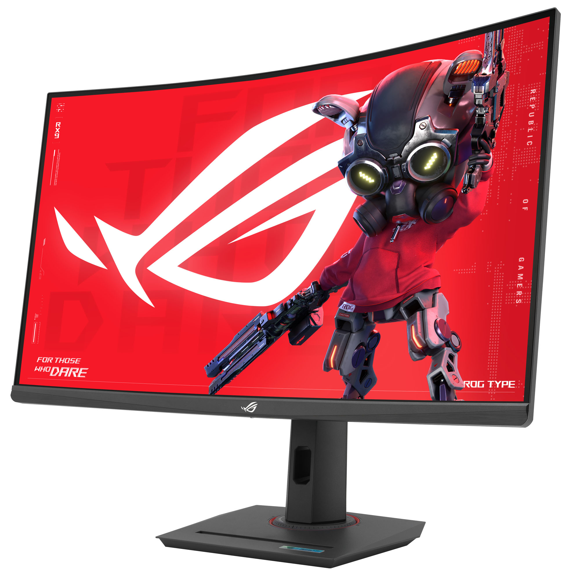 Asus - ASUS 32" ROG Strix XG32WCMS 2560x1440 Fast VA 280Hz 1ms ELMB Curved Widescreen Gaming Monitor