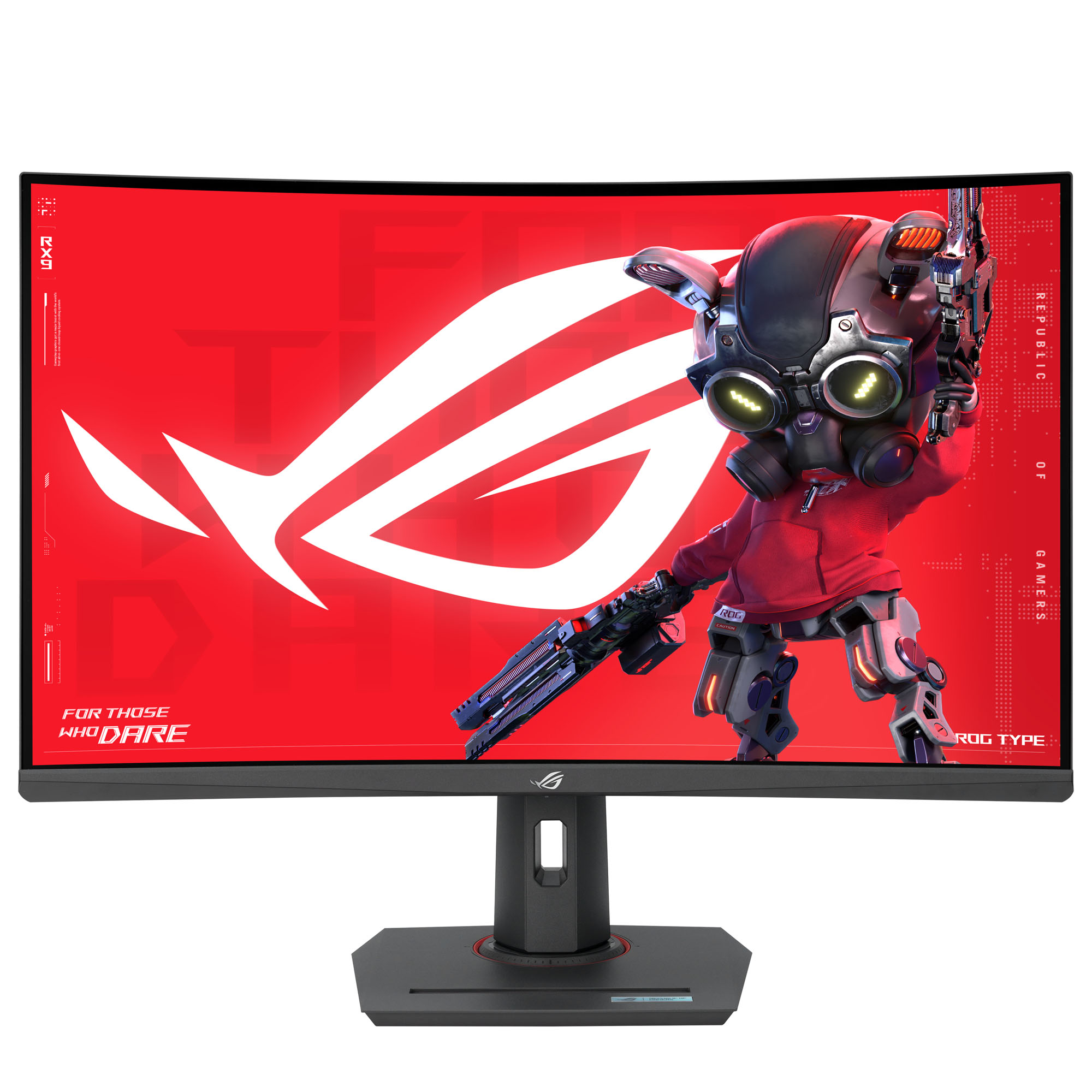 Asus - ASUS 32" ROG Strix XG32WCMS 2560x1440 Fast VA 280Hz 1ms ELMB Curved Widescreen Gaming Monitor