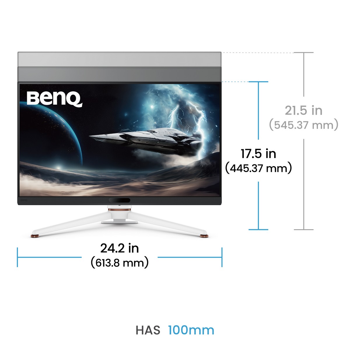 BenQ - BenQ 27" MOBIUZ EX271U IPS 3840x2160 165Hz 1ms A-Sync USB-C HDMI 2.1 Widescreen Gaming Monitor