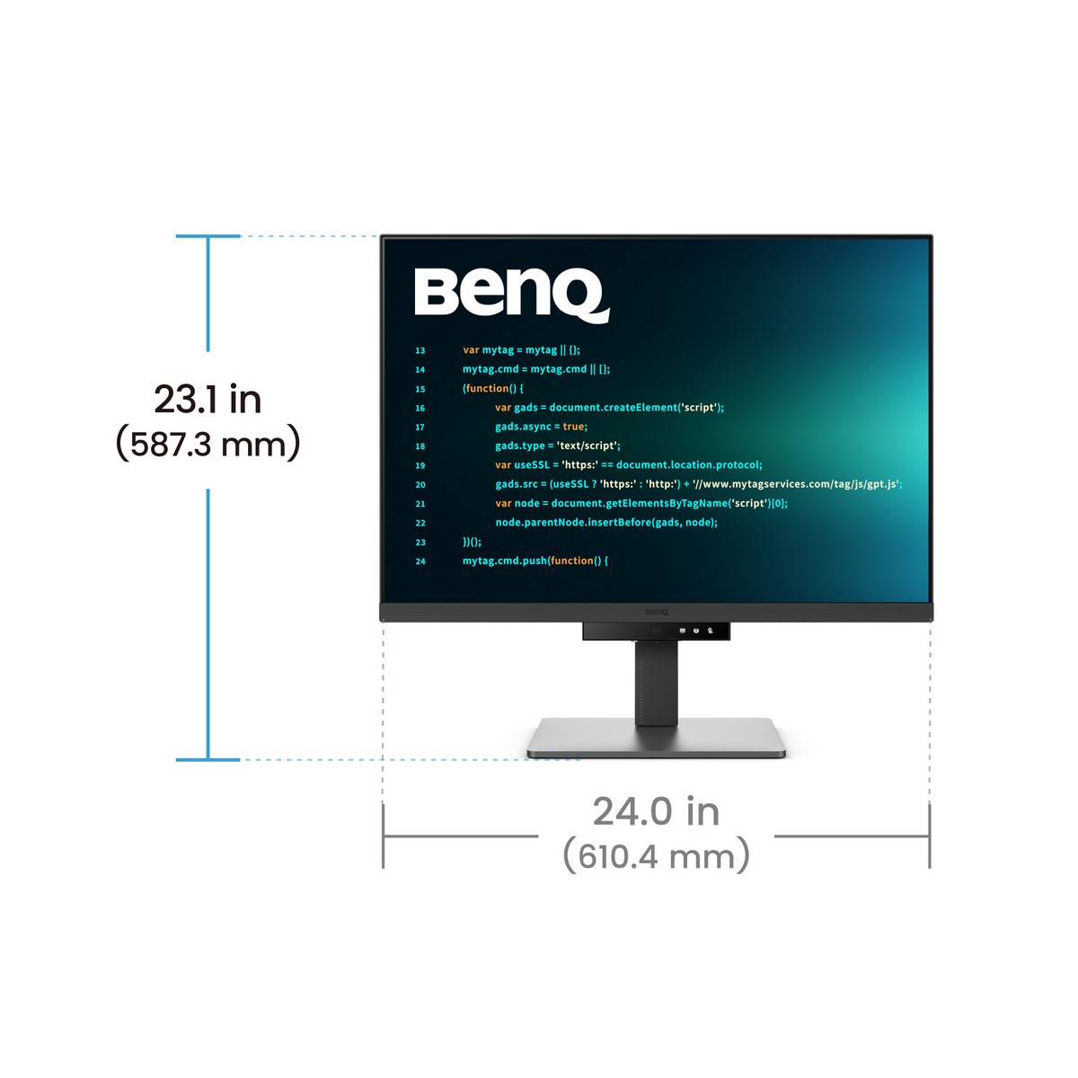 BenQ - BenQ RD280U IPS 3840x2160 IPS 60HZ USB-C HDR10 P3 KVM 28 inch Programming Monitor