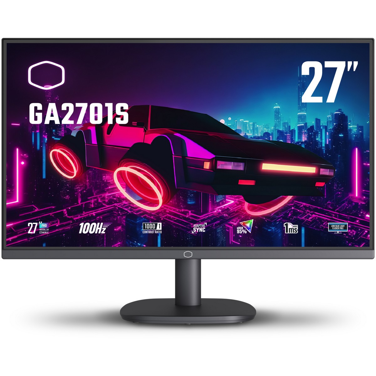 Cooler Master 27"  GA2701S 1920x1080 IPS 100Hz 1ms A-Sync Gaming Monitor