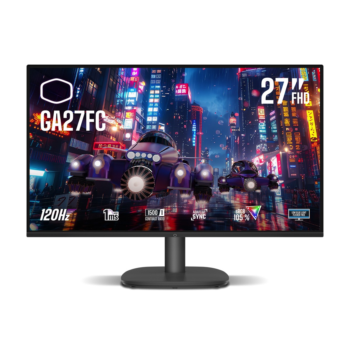 Cooler Master 27" GA27FC-UK 1920x1080 IPS 120hz 1ms Widescreen Gaming Monitor - Black