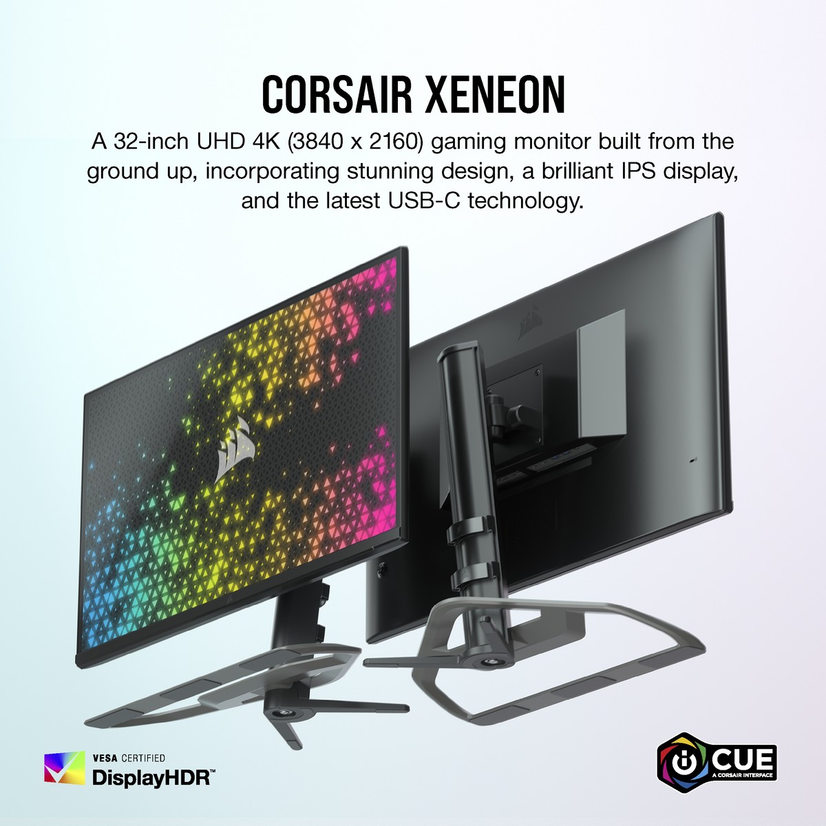 CORSAIR - Corsair XENEON 32" 32UHD144-A 3840x2160 IPS 144Hz 1ms Gaming Monitor