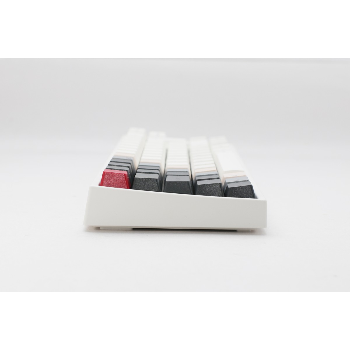 Ducky - Ducky x Varmilo MIYA 69 Pro Holy Flame Mechanical Gaming Keyboard Cherry MX Brown Backlit White - White/Grey/Red