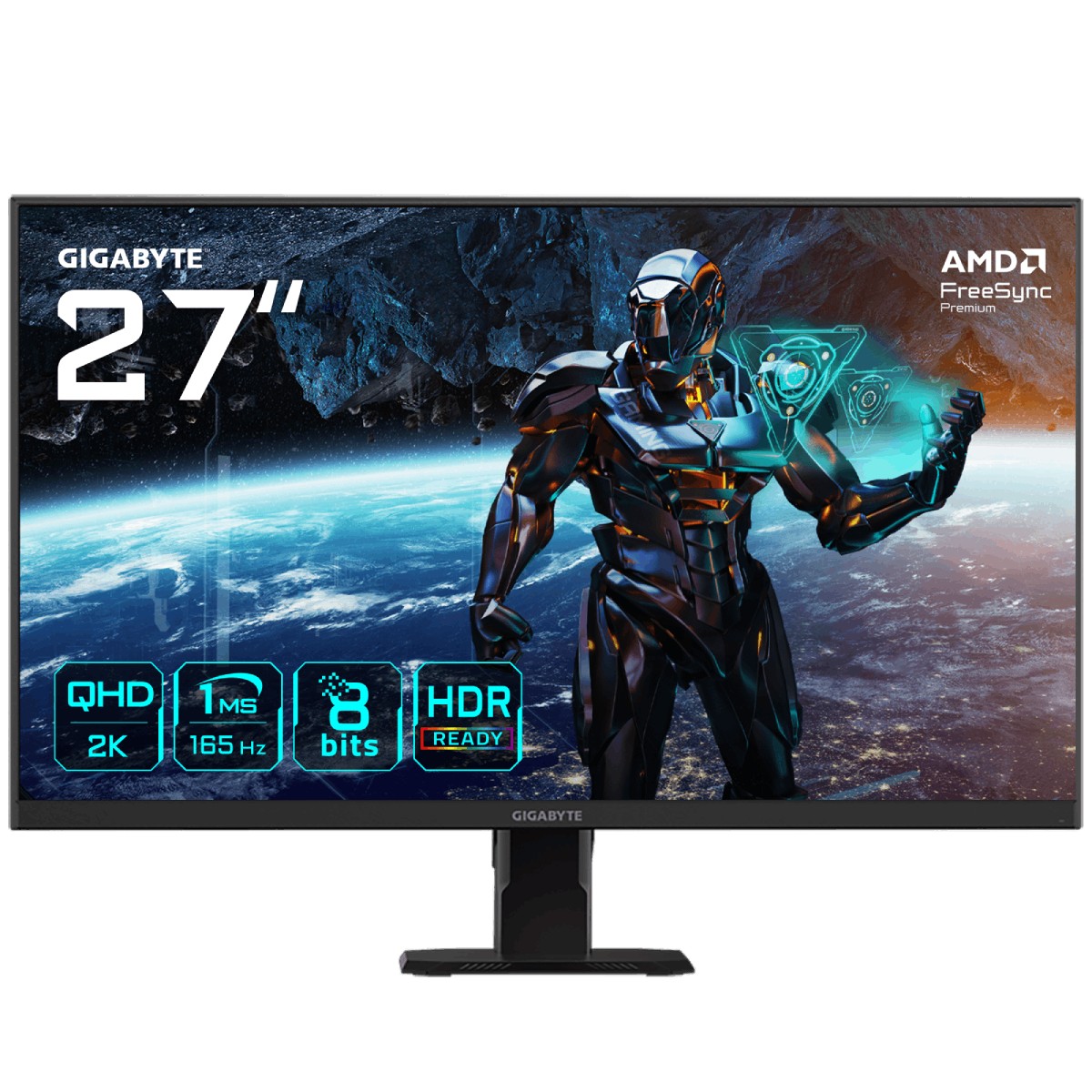 Gigabyte 27" GS27Q-EK 2560x1440 SS IPS 165Hz 1ms FreeSync Widescreen Gaming Monitor