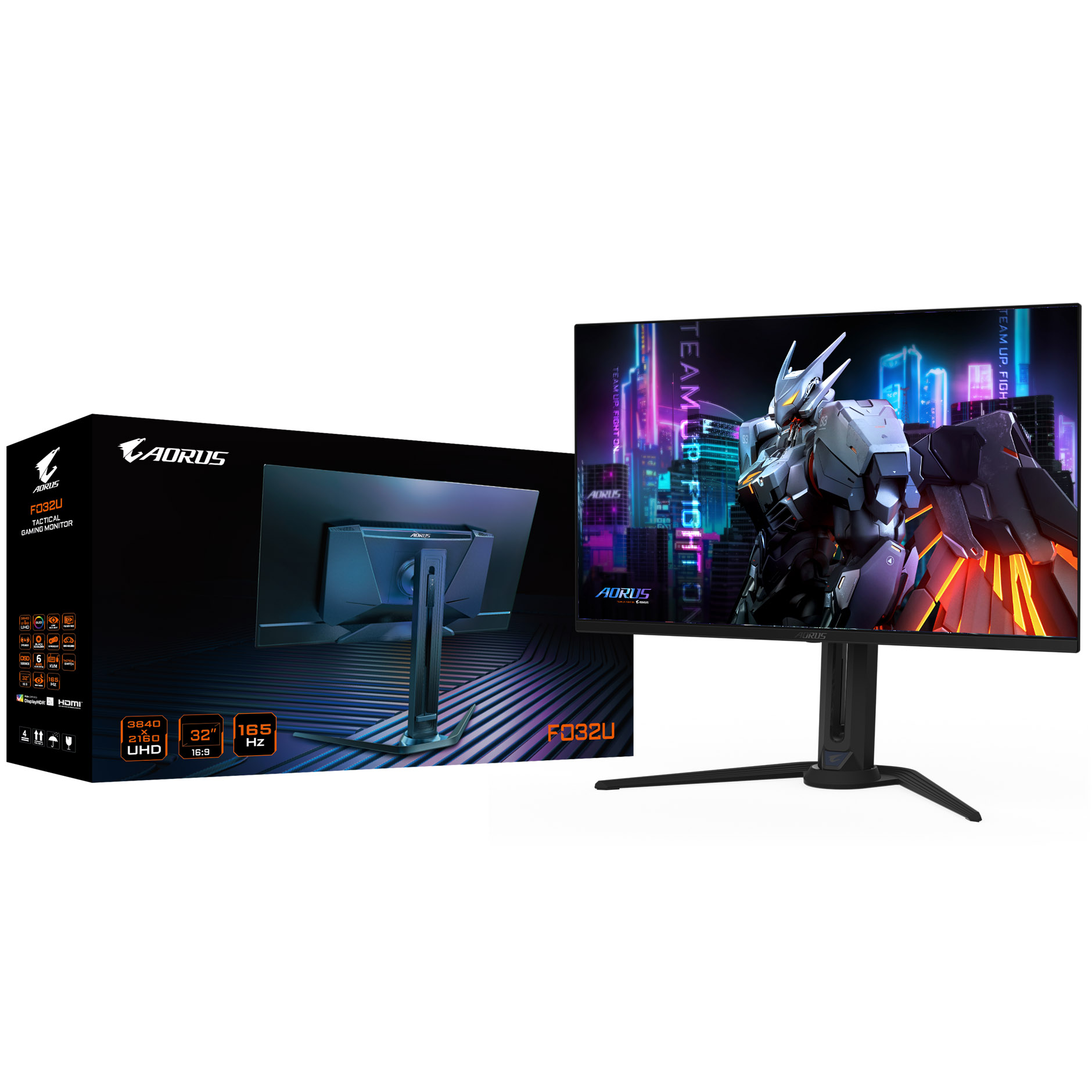 Gigabyte - Gigabyte 32" FO32U 3840x2160 OLED 165Hz 0.03ms FreeSync Widescreen Gaming Monitor