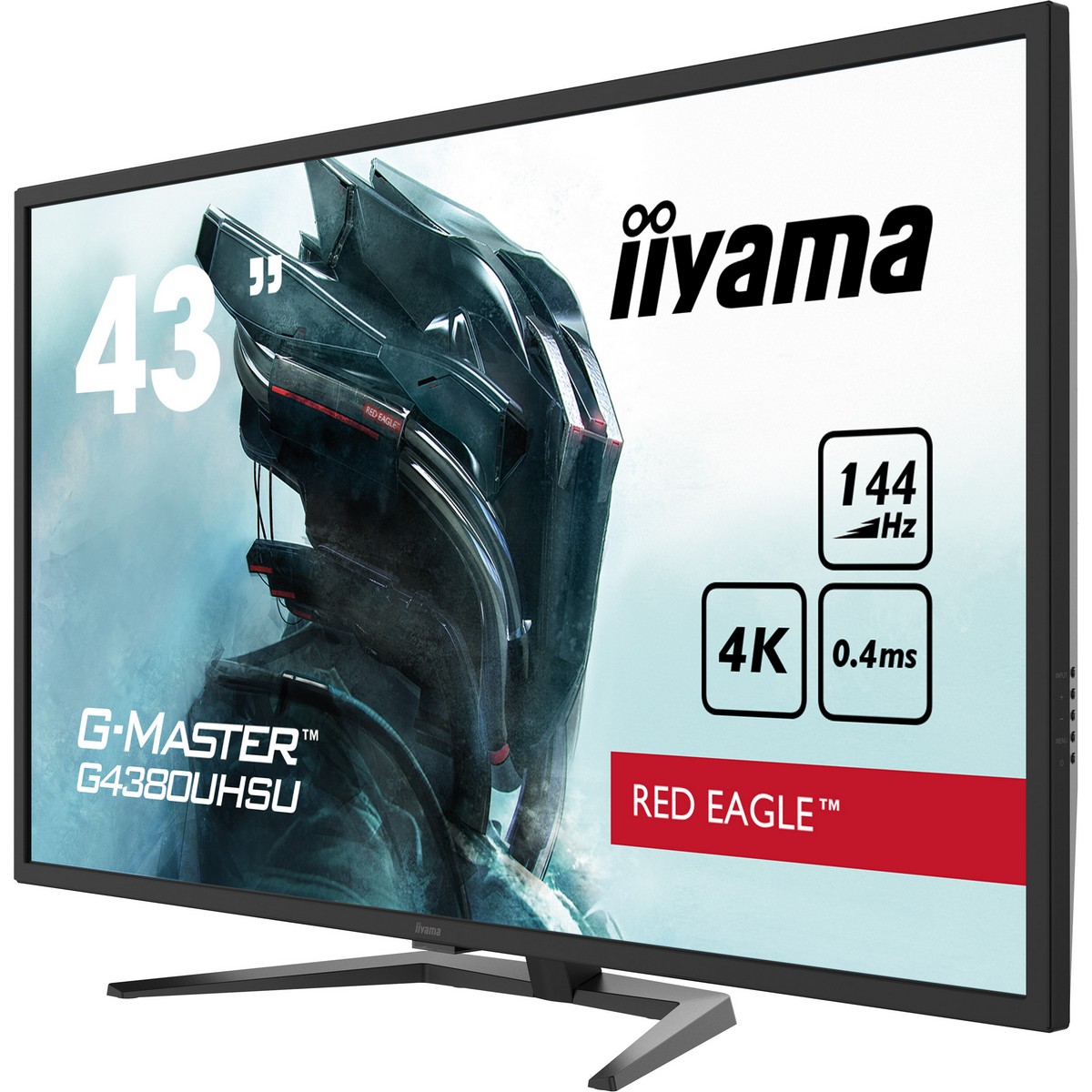 Iiyama - iiyama 43" G-Master G4380UHSU-B1 3840x2160 VA 144Hz 0.4ms FreeSync Widescreen Gaming Monitor