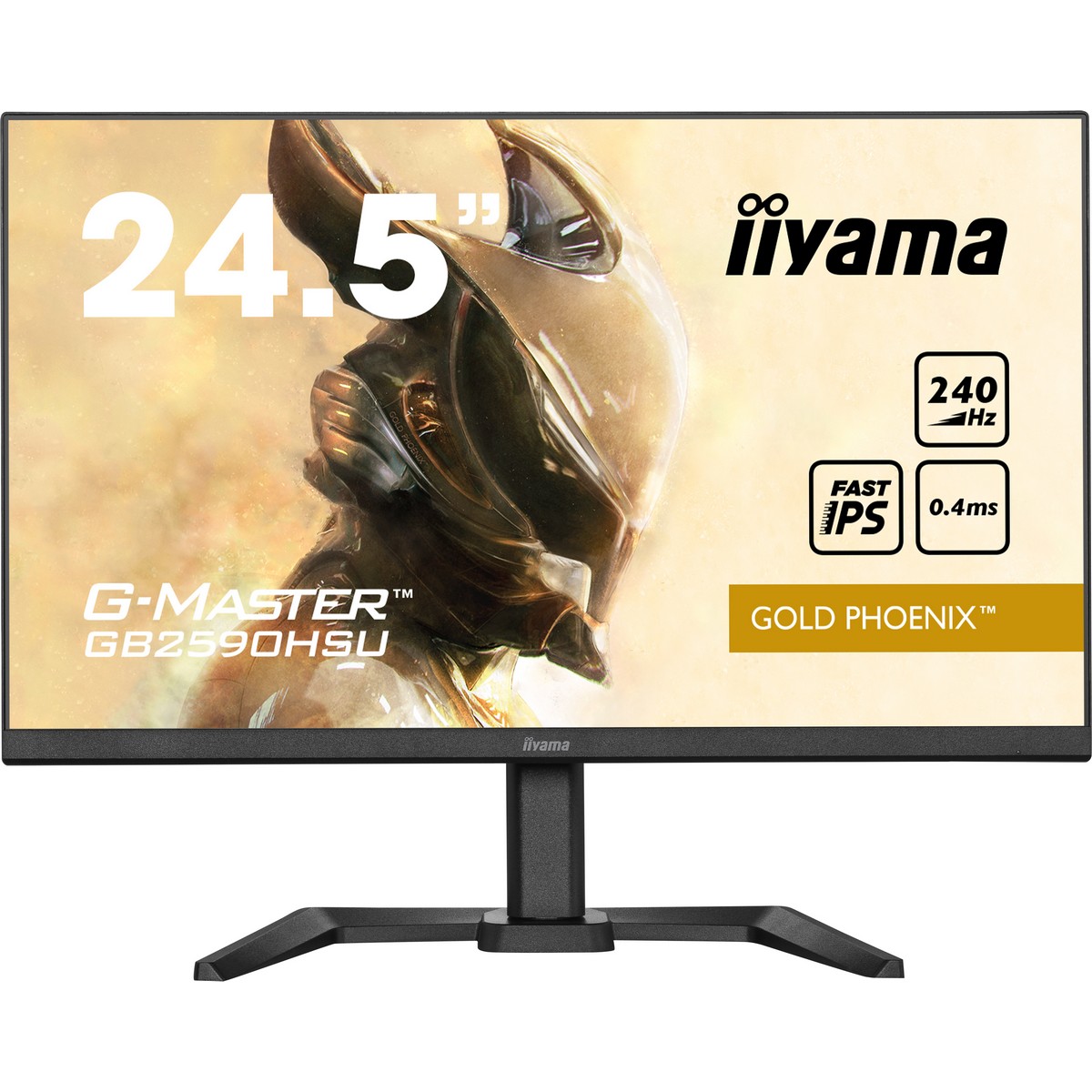 Iiyama - iiyama 25" G-Master GB2590HSU-B5 1920x1080 FLC IPS 240Hz 0.4ms FreeSync HDR400 Widescreen Gaming Monitor