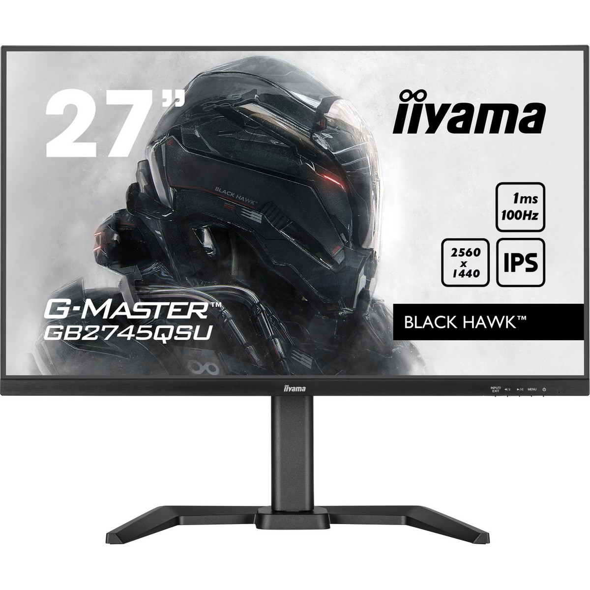 Iiyama - iiyama 27" G-Master GB2745QSU-B1 2560x1140 IPS 100Hz 1ms FreeSync Gaming Monitor