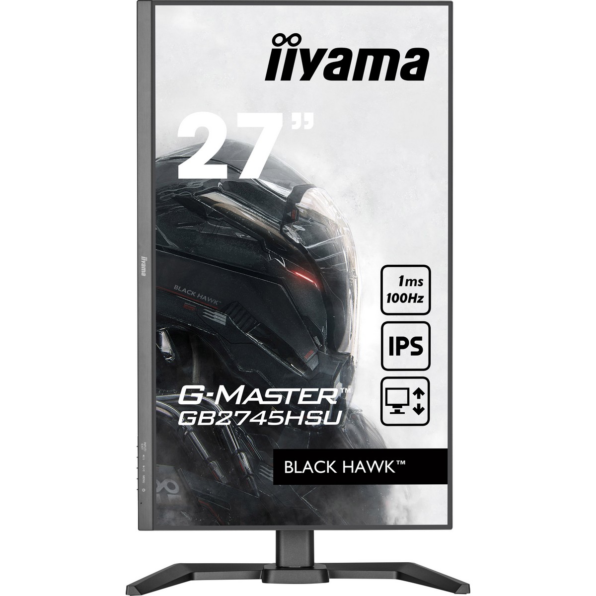 Iiyama - iiyama 27" G-Master GB2745HSU-B1 1920x1080 IPS 100Hz 1ms Freesync Widescreen Gaming Monitor
