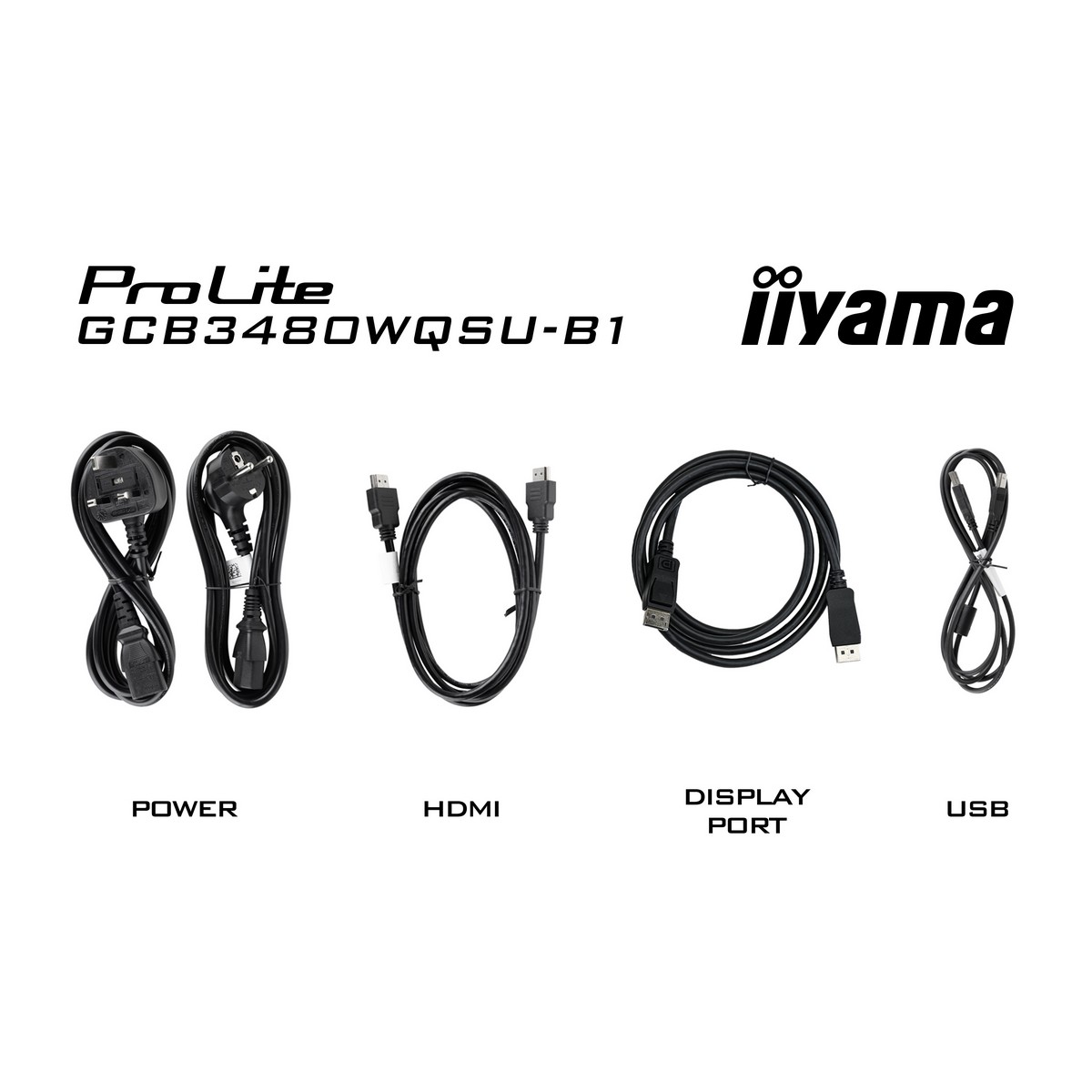 Iiyama - iiyama 34" G-Master GCB3480WQSU-B1 3440x1440 VA 180Hz 0.4ms MPRT FreeSync Curved Gaming Monitor