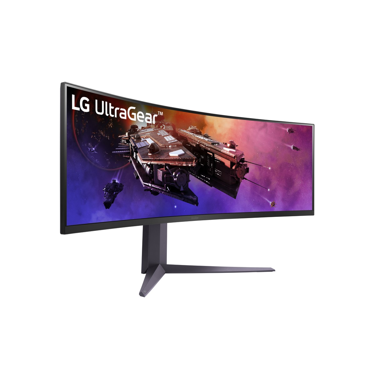 LG - LG 45" 45GR75DC-B 5120x1440 VA 200Hz 1ms Curved Ultrawide Gaming Monitor