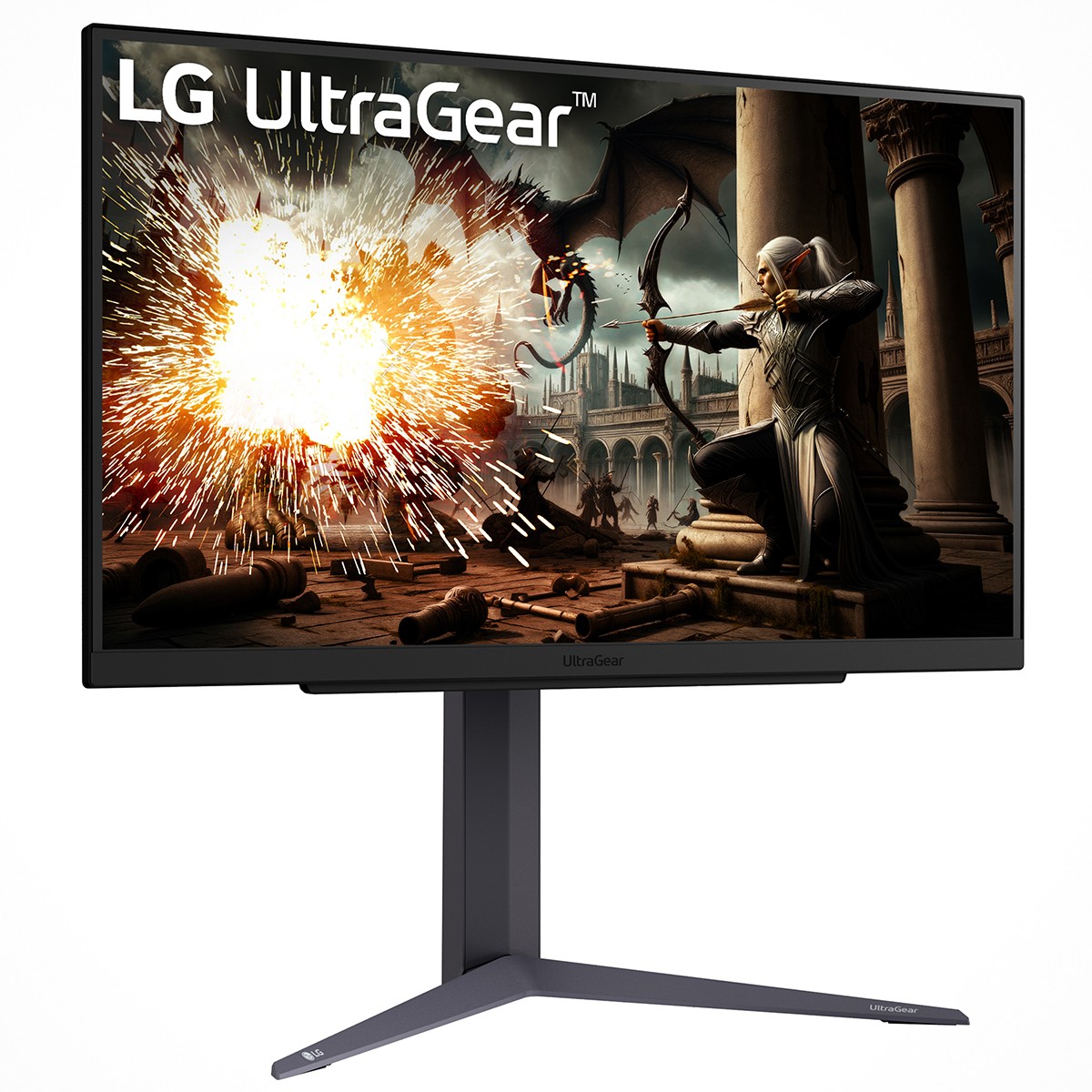 LG - LG 27" 27GS75Q-B 2560x1440 IPS 180Hz 1ms FreeSync Widescreen Gaming Monitor