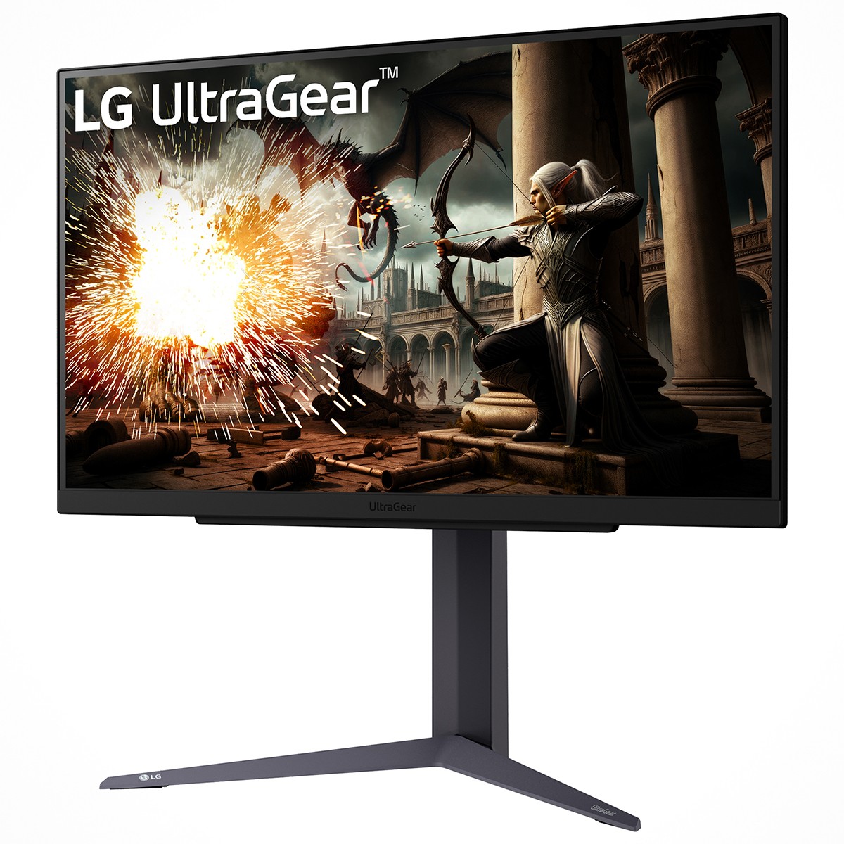 LG - LG 27" 27GS75Q-B 2560x1440 IPS 180Hz 1ms FreeSync Widescreen Gaming Monitor