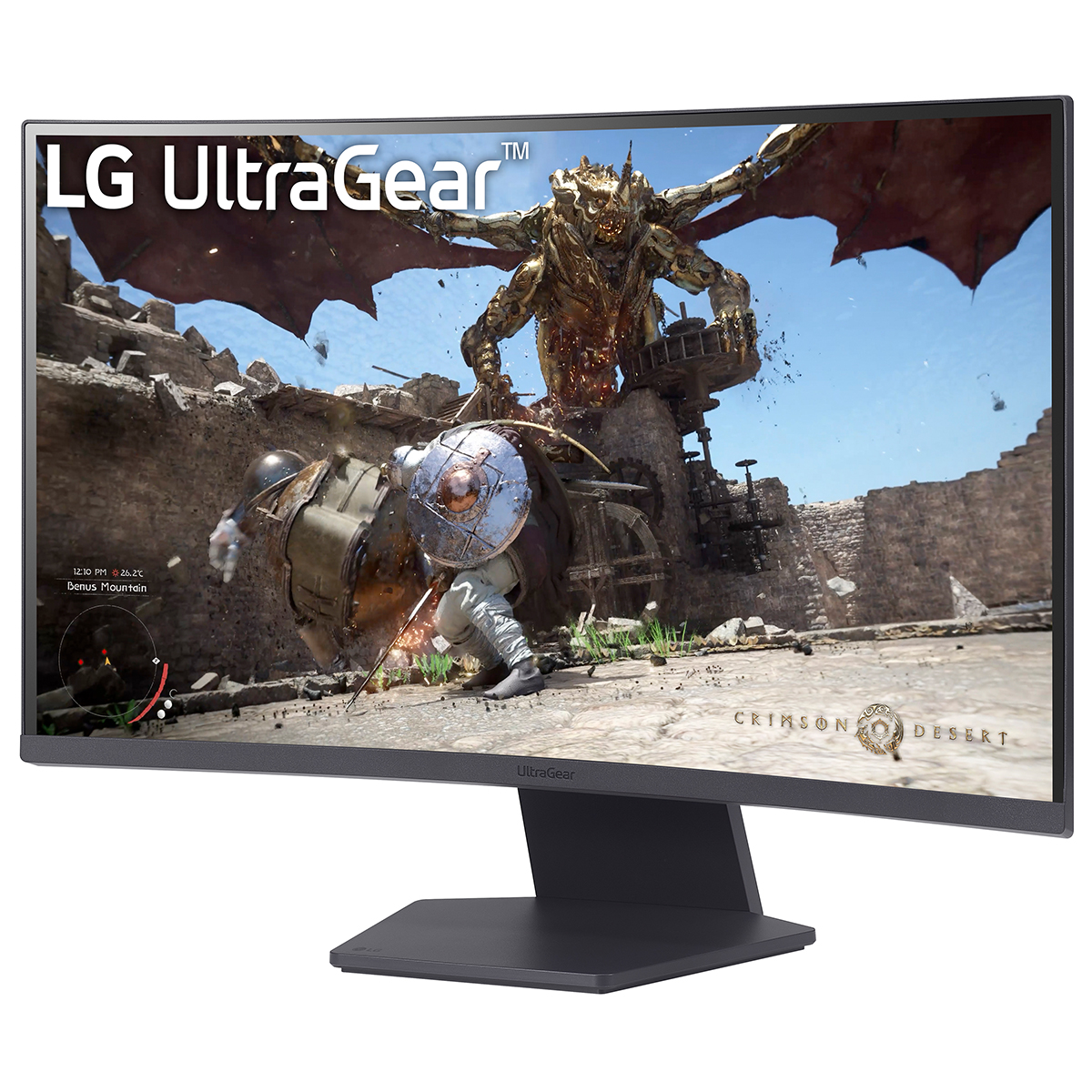 LG - LG 27" 27GS60QC-B 2560x1440 VA 180Hz 1ms A-Sync HDR10 Curved Widescreen Gaming Monitor