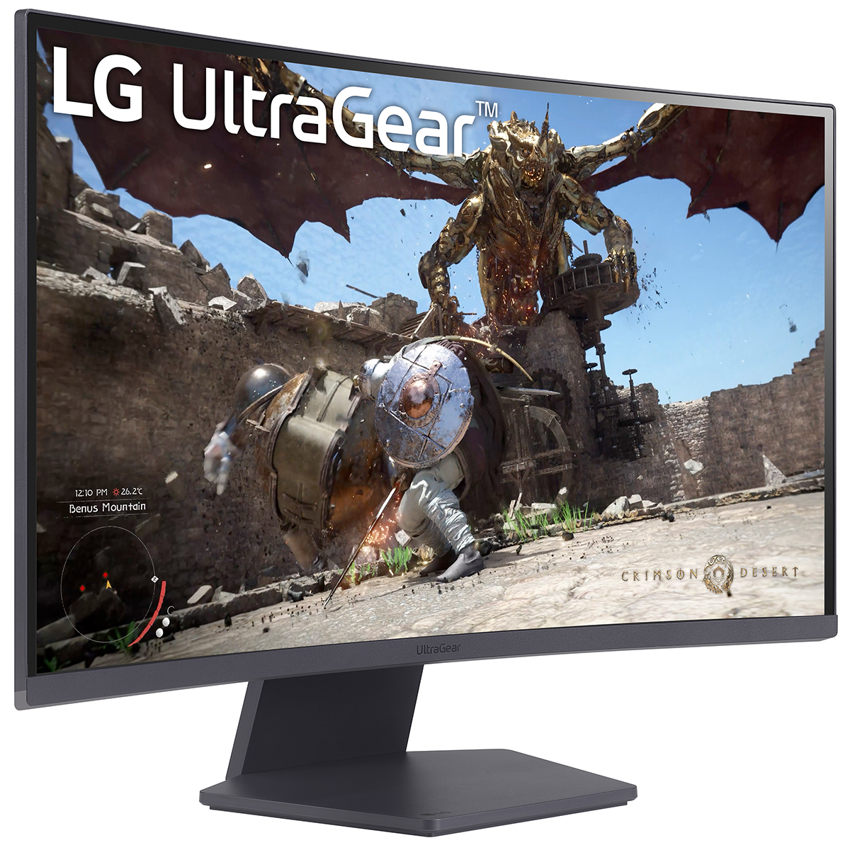 LG - LG 27" 27GS60QC-B 2560x1440 VA 180Hz 1ms A-Sync HDR10 Curved Widescreen Gaming Monitor