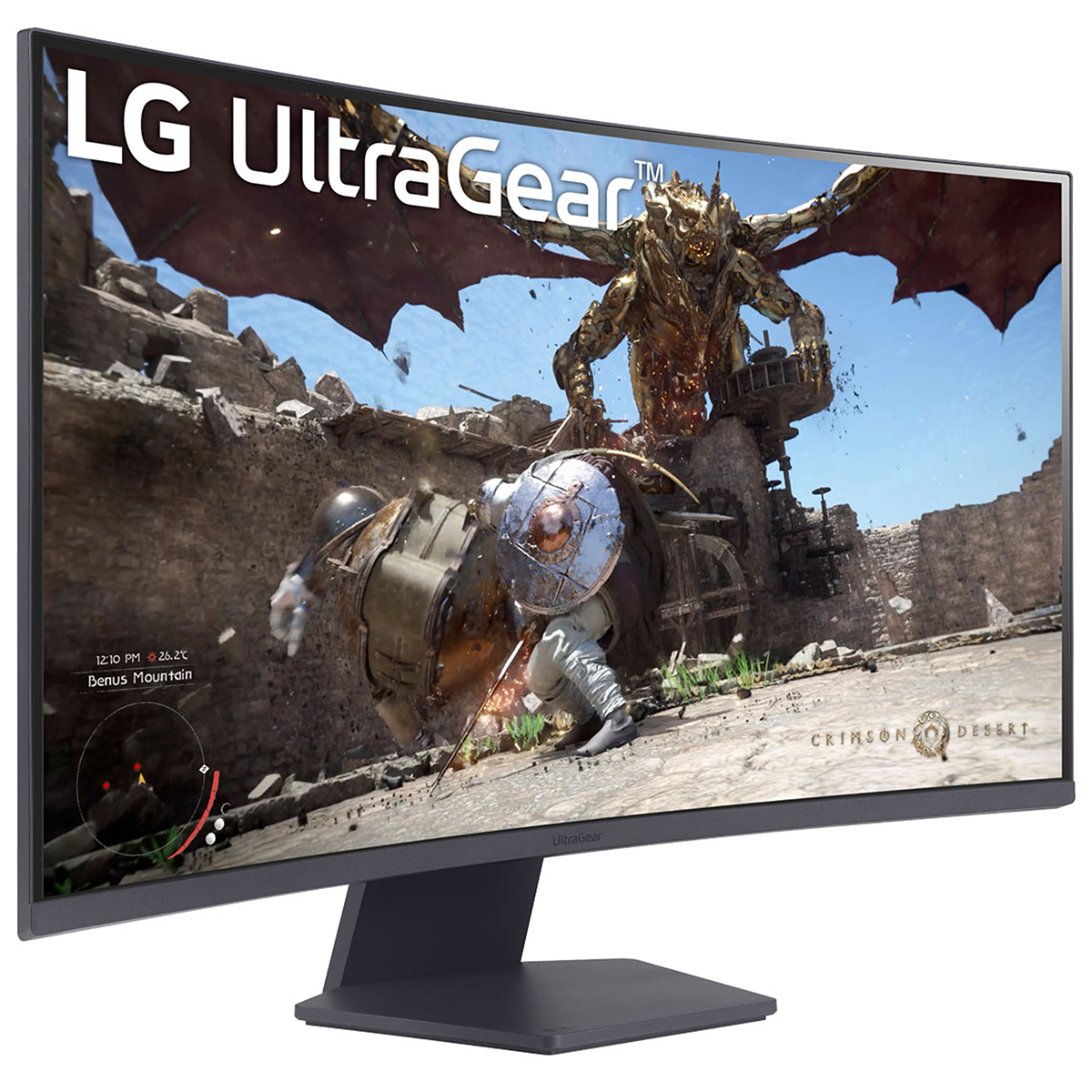 LG - LG 32" 32GS60QC-B 2560x1440 VA 180Hz 1ms A-Sync HDR10 Curved Widescreen Gaming Monitor