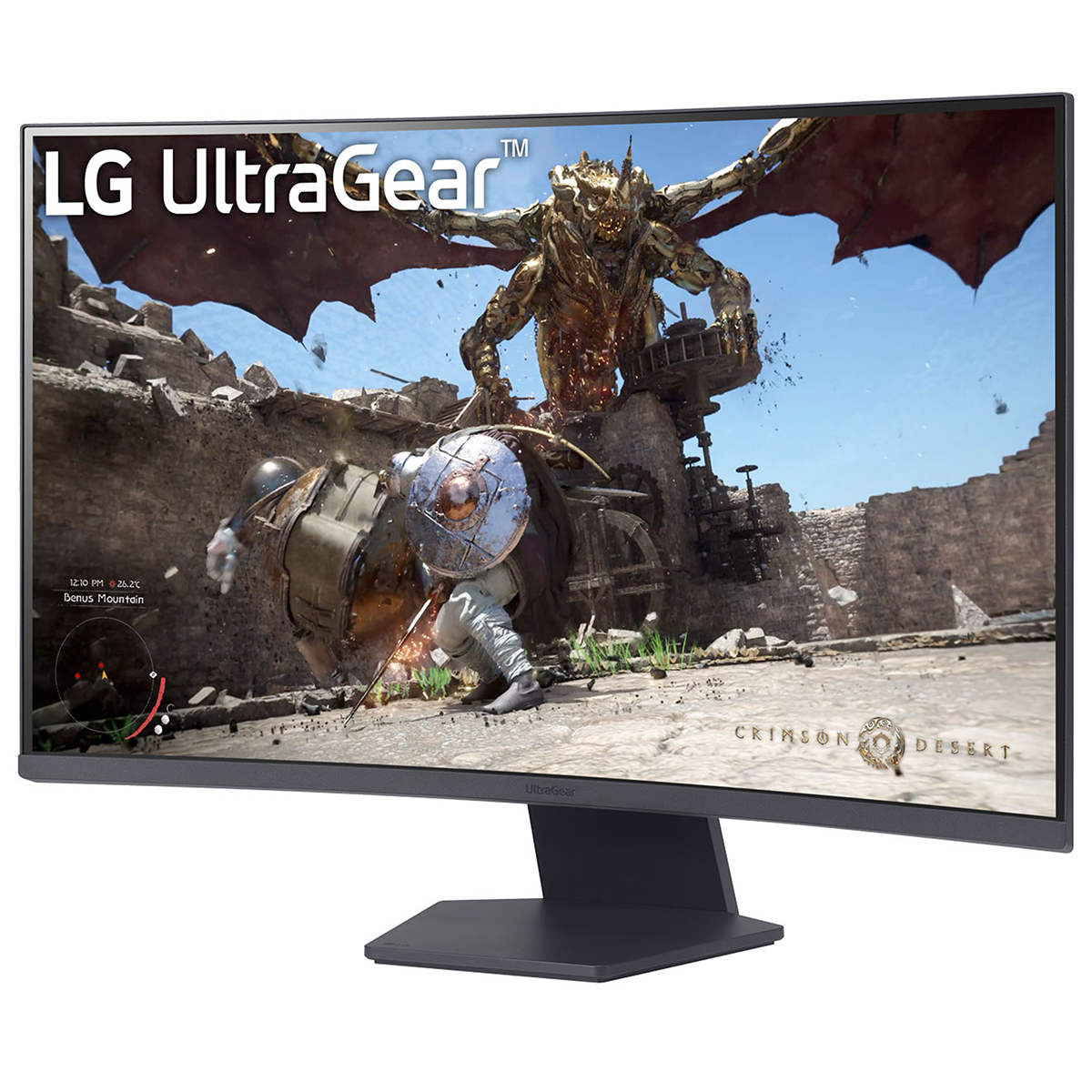 LG - LG 32" 32GS60QC-B 2560x1440 VA 180Hz 1ms A-Sync HDR10 Curved Widescreen Gaming Monitor