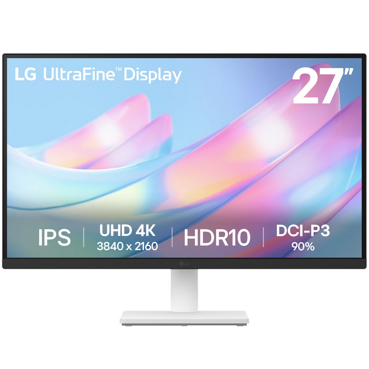 LG 27" 27US550-W Ultrafine 3840x2160 IPS 60Hz HDR Widescreen Monitor