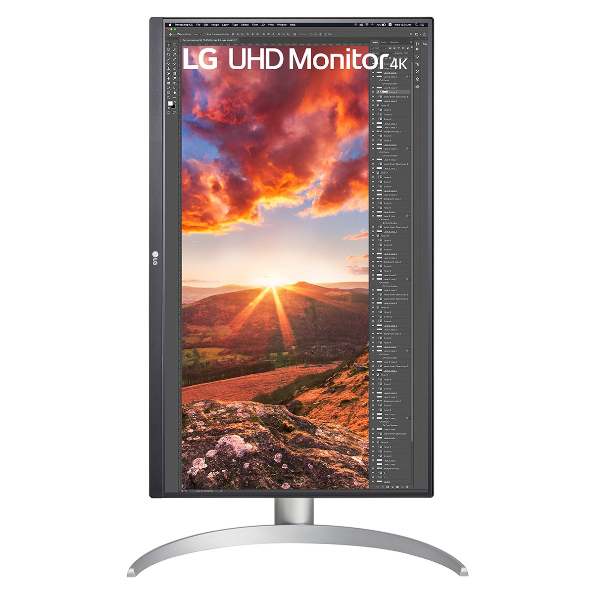 LG - LG 27" 27UP850K 3840x2160 4K IPS 60Hz 1ms FreeSync Gaming Monitor - White