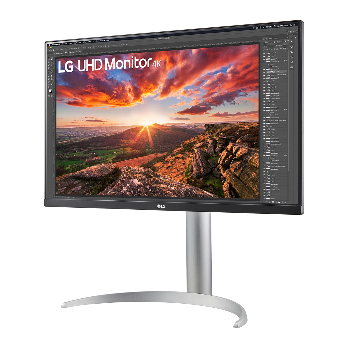 LG - LG 27" 27UP850K 3840x2160 4K IPS 60Hz 1ms FreeSync Gaming Monitor - White