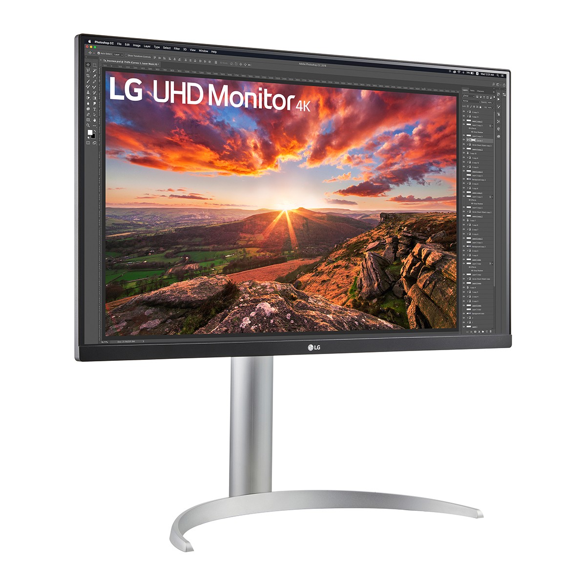 LG - LG 27" 27UP850K 3840x2160 4K IPS 60Hz 1ms FreeSync Gaming Monitor - White