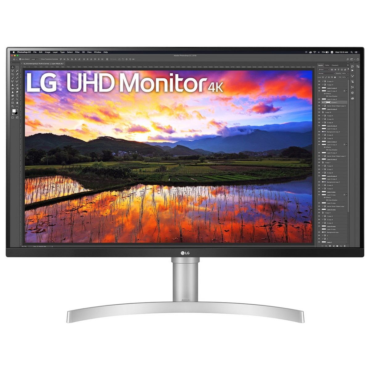 LG 32" 32UN650K-W 3840x2160 IPS 60Hz FreeSync HDR Gaming Monitor - White