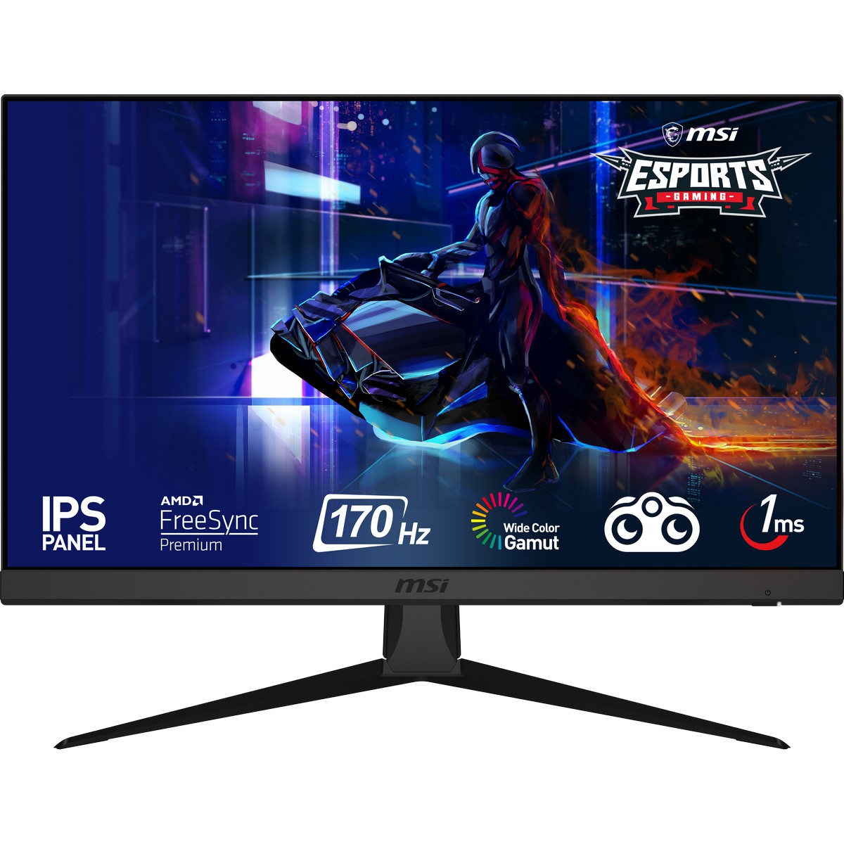 MSI 24" G2422 1920x1080 IPS 170Hz 1ms A-Sync Gaming Monitor