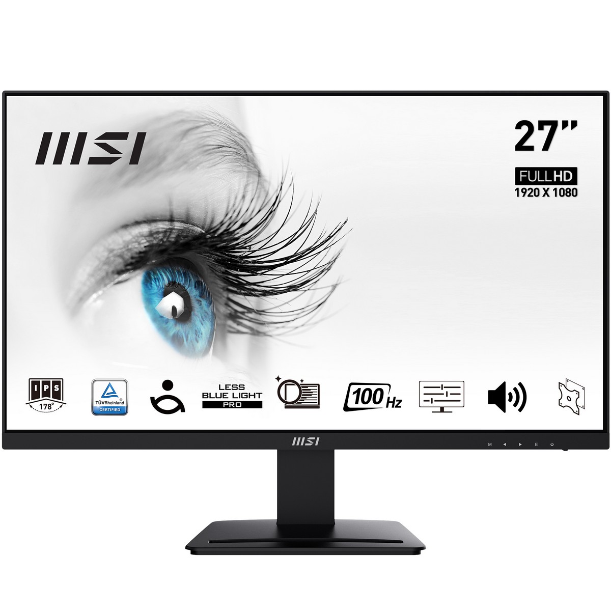MSI 27" PRO MP273A 1920x1080 IPS 100Hz 1ms FreeSync Widescreen Gaming Monitor