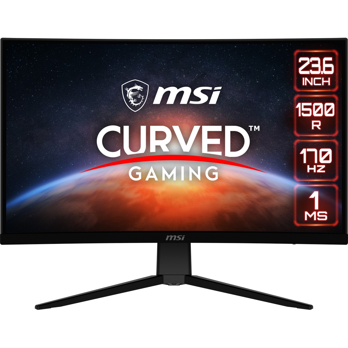 MSI 24" G2422C 1920x1080 IPS 170Hz 1ms Widescreen Curved Gaming Monitor