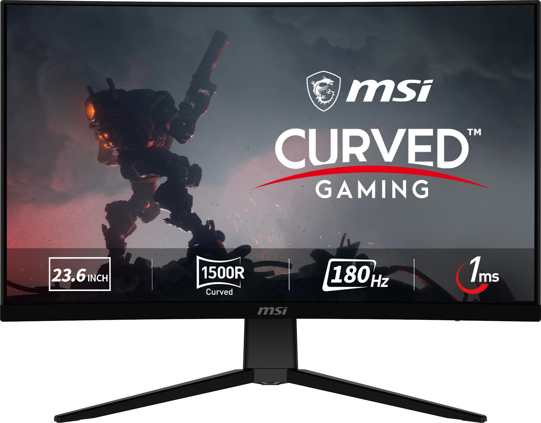  - MSI 24" G2422C 1920x1080 IPS 170Hz 1ms Widescreen Curved Gaming Monitor