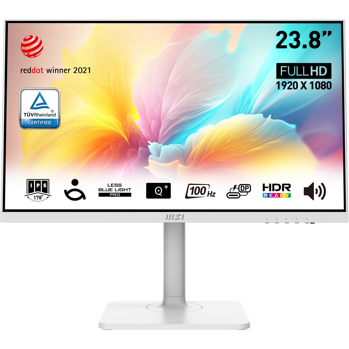 MSI 24" Modern MD2412PW 1920x1080 IPS 100Hz Business Productivity Monitor